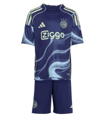 Ajax Josip Sutalo #37 Udebanetrøje Børn 2025-26 Kortærmet (+ Korte bukser)